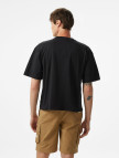 Karl Kani Woven Signature Chrome Logo Erkek Siyah T-Shirt