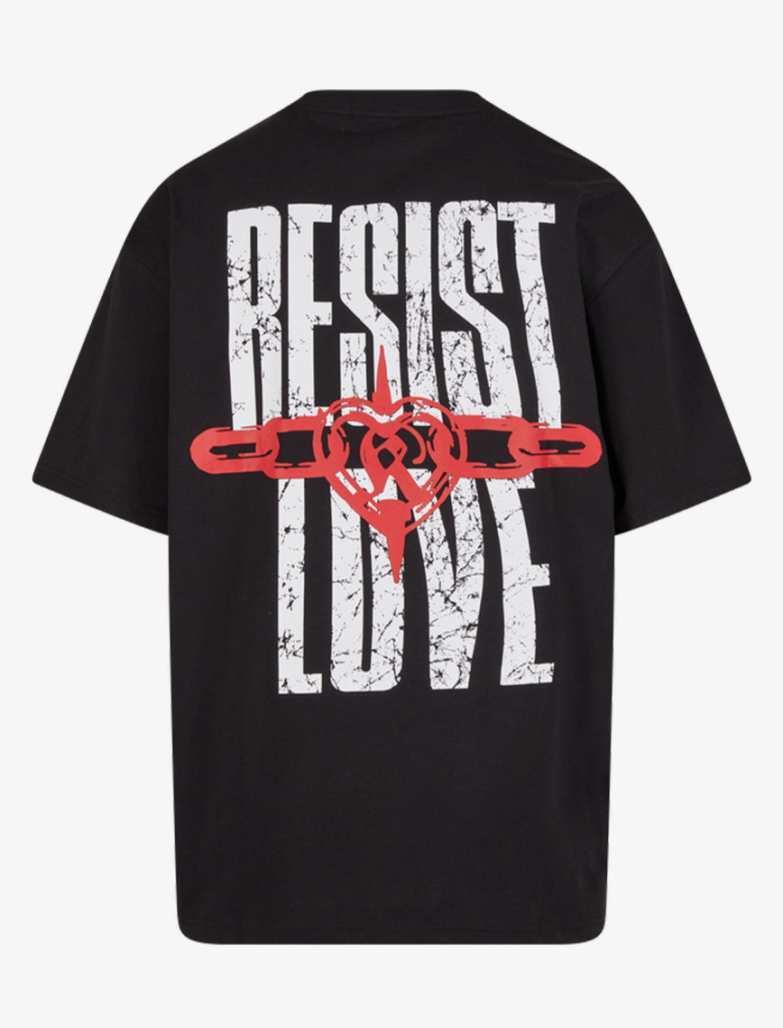 Karl Kani Woven Signature Resist Love Erkek Siyah T-Shirt Karl Kani Woven Signature Resist Love Erkek Siyah T-Shirt