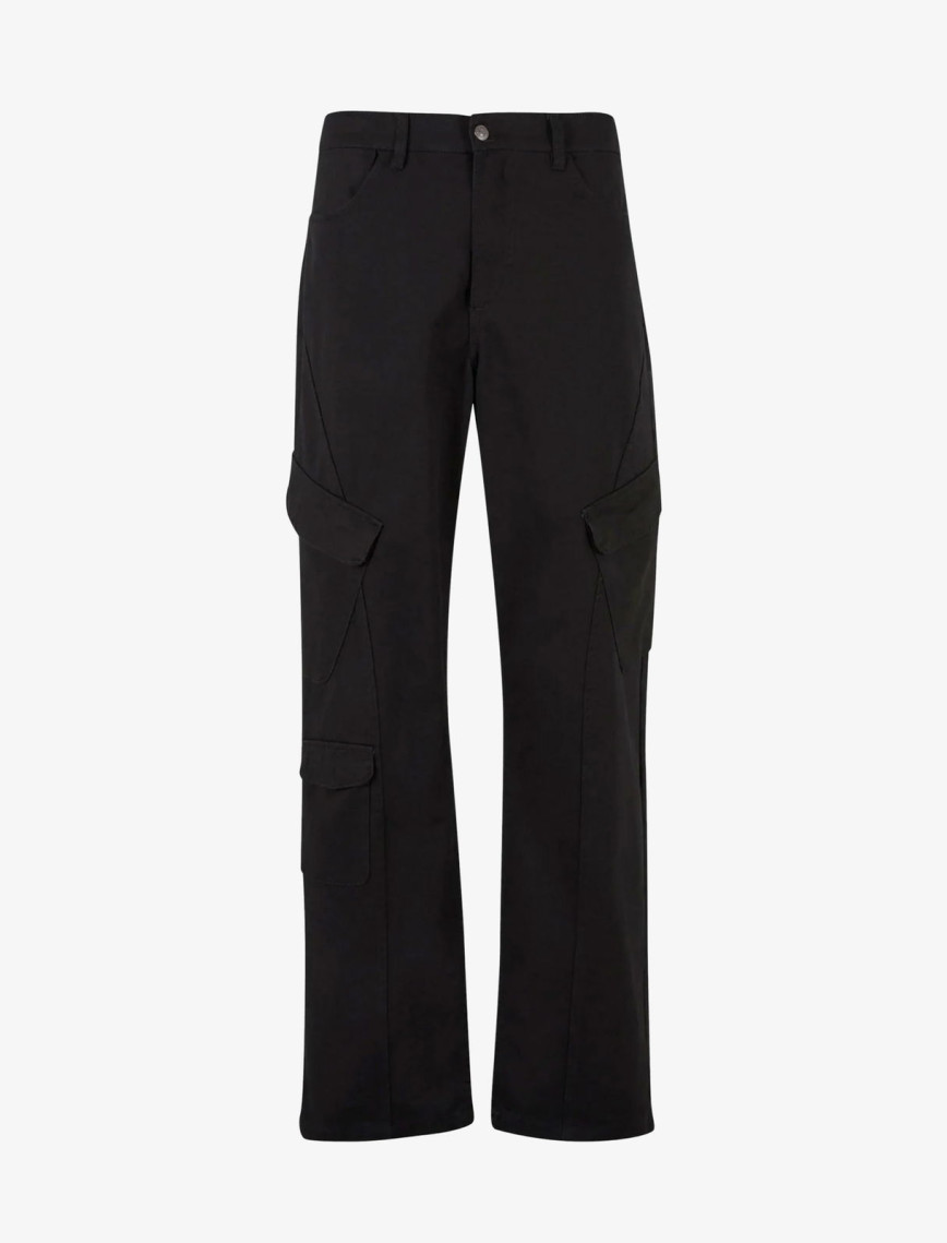 Karl Kani Og Slanted Pocket Cargo Erkek Siyah Pantolon Karl Kani Og Slanted Pocket Cargo Erkek Siyah Pantolon