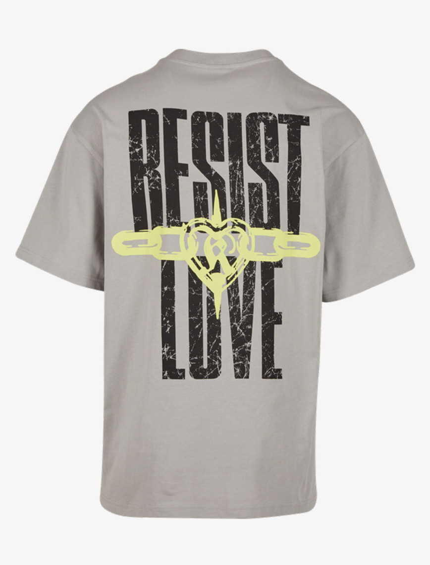 Karl Kani Woven Signature Resist Love Erkek Gri T-Shirt Karl Kani Woven Signature Resist Love Erkek Gri T-Shirt