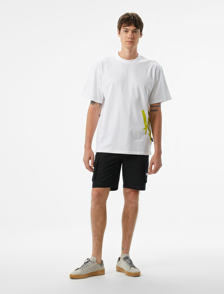 Karl Kani Woven Signature Erkek Siyah T-Shirt