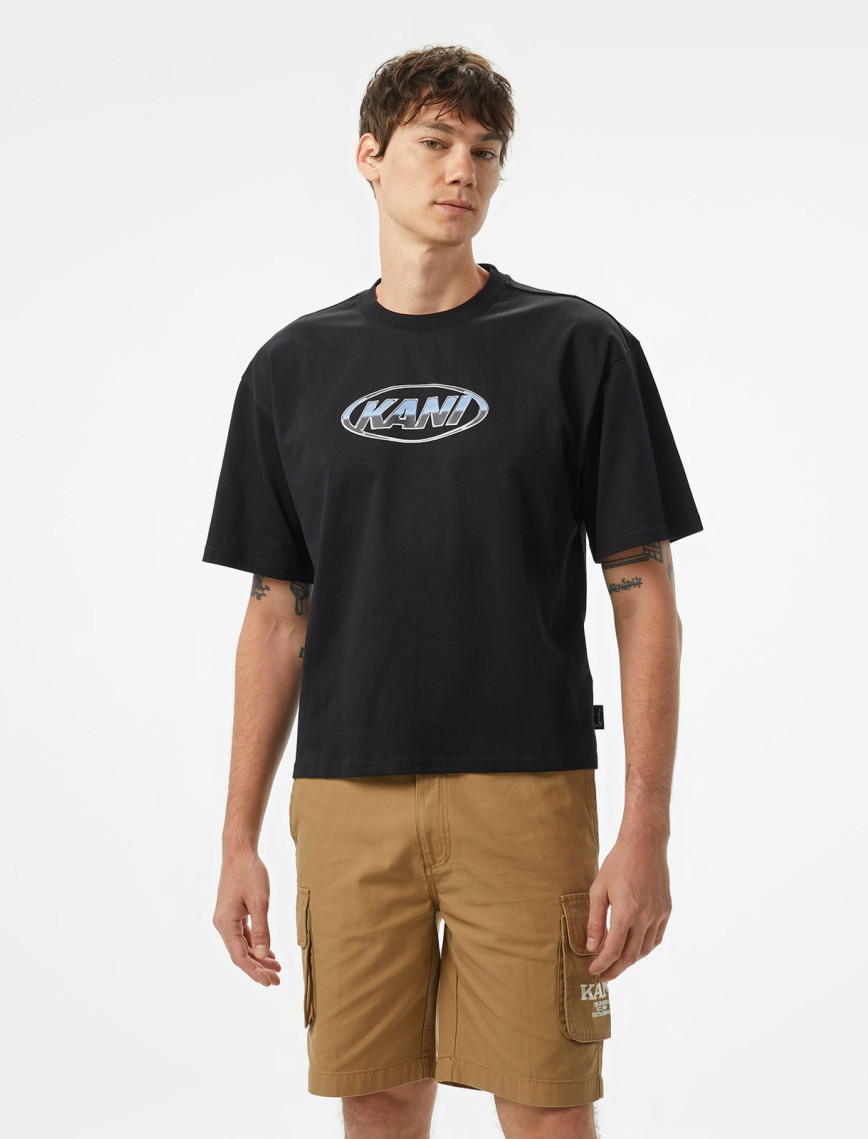 Karl Kani Woven Signature Chrome Logo Erkek Yeşil T-Shirt