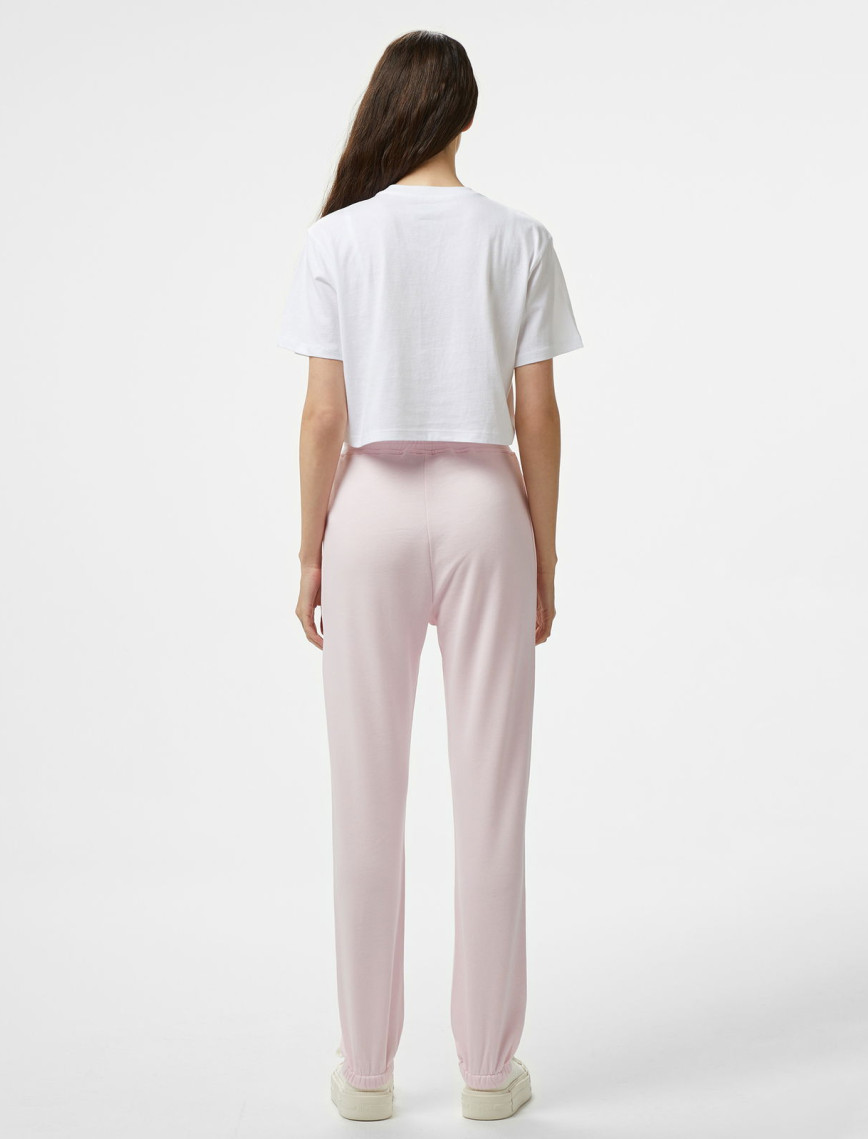 Les Benjamins Essentials Kadın Pembe Eşofman Altı Les Benjamins Essentials Kadın Pembe Eşofman Altı