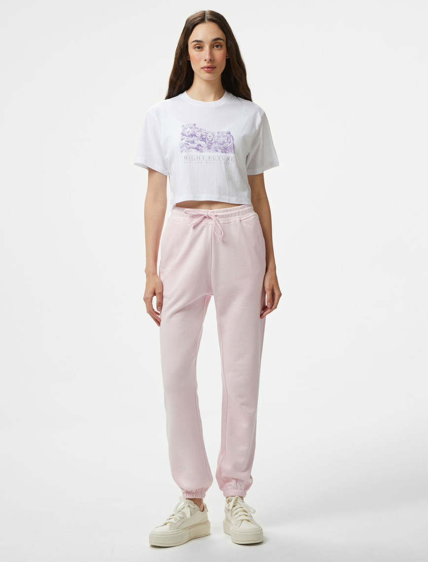 Les Benjamins Essentials Kadın Pembe Eşofman Altı Les Benjamins Essentials Kadın Pembe Eşofman Altı