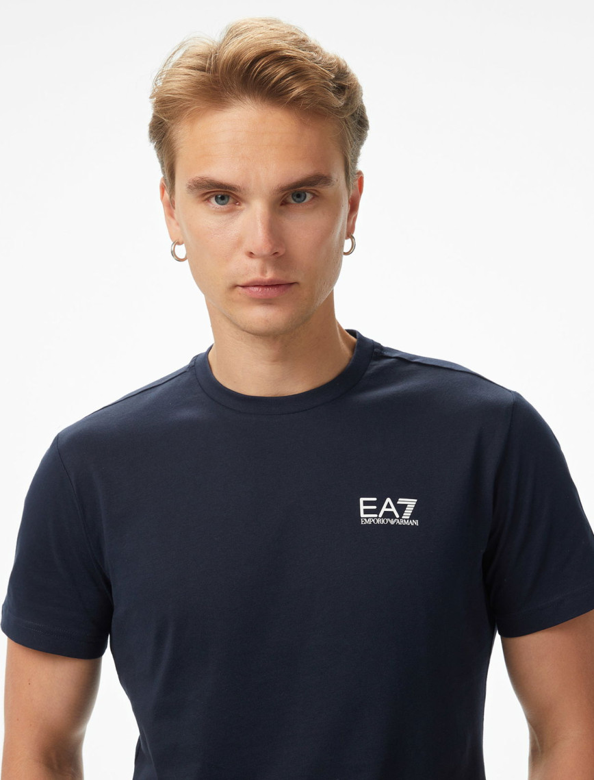 Emporio Armani Core Identity Erkek Lacivert T-Shirt Emporio Armani Core Identity Erkek Lacivert T-Shirt