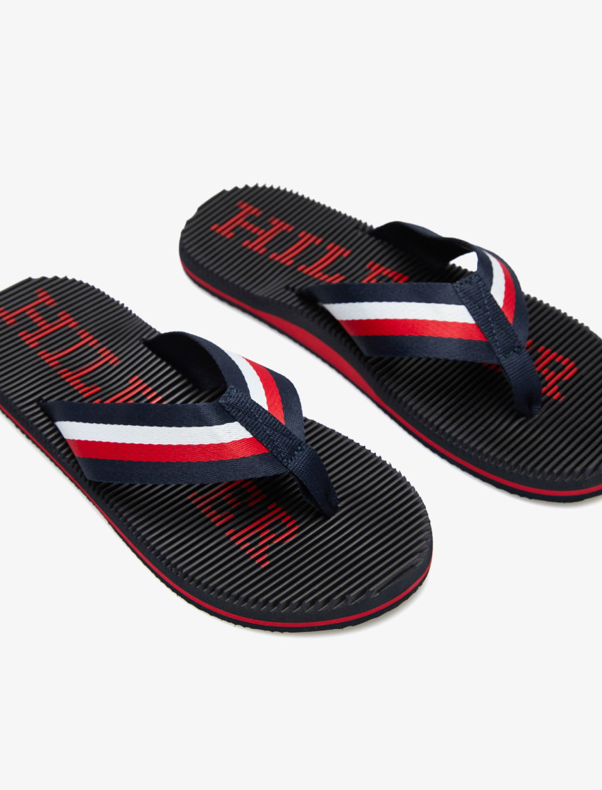 Tommy Hilfiger Logo Massage Erkek Lacivert Terlik Tommy Hilfiger Logo Massage Erkek Lacivert Terlik