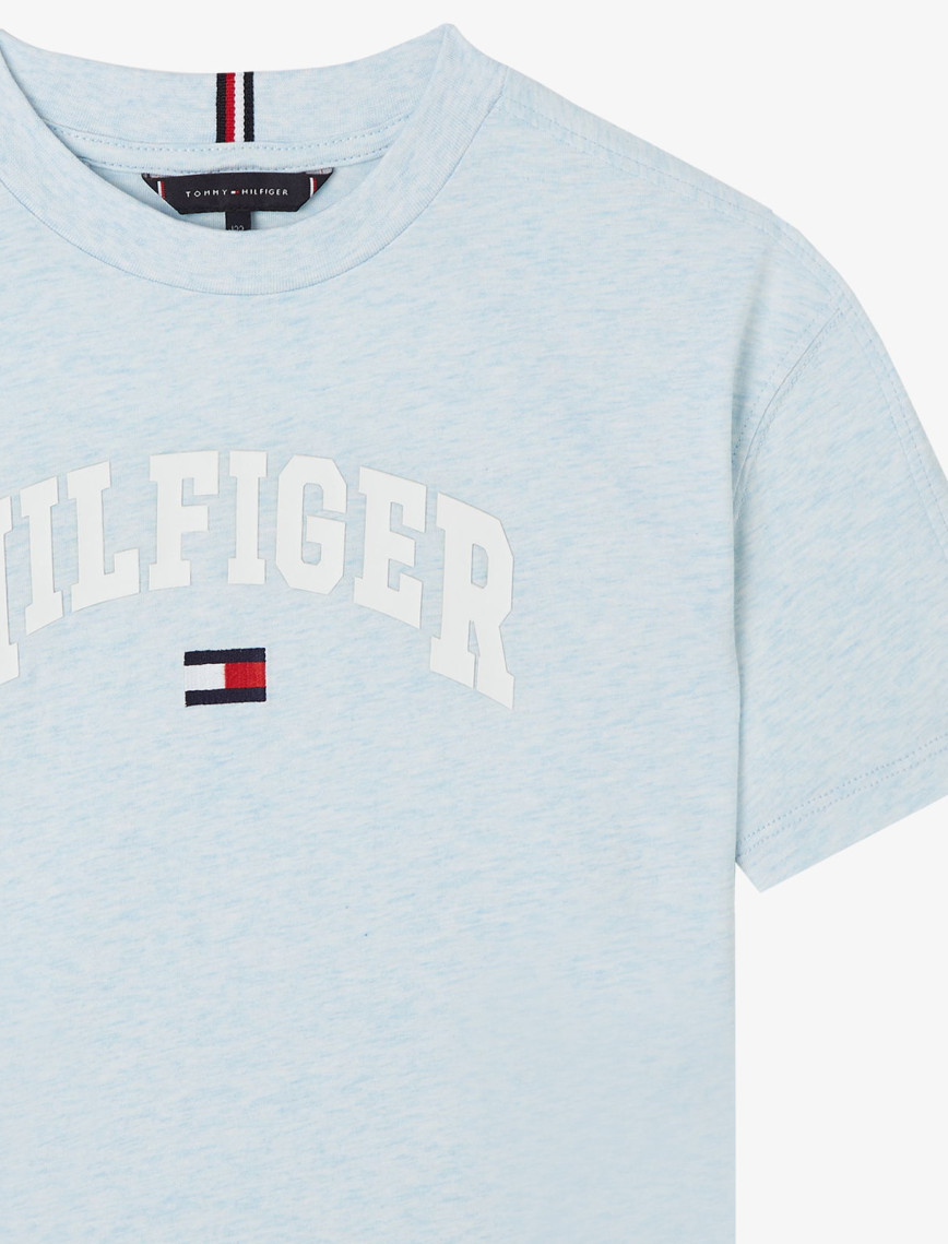 Tommy Hilfiger Varsity Logo Çocuk Mavi T-Shirt