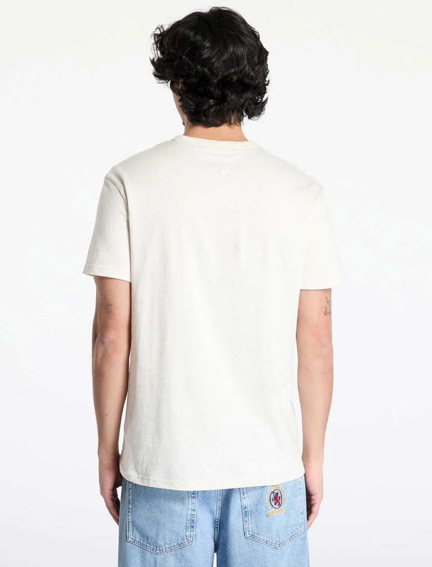 Tommy Jeans Regular Pop Crest Erkek Bej T-Shirt Tommy Jeans Regular Pop Crest Erkek Bej T-Shirt