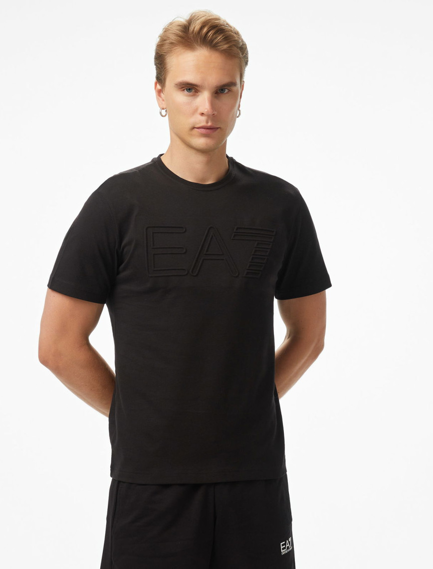 Emporio Armani Big Logo Erkek Beyaz T-Shirt