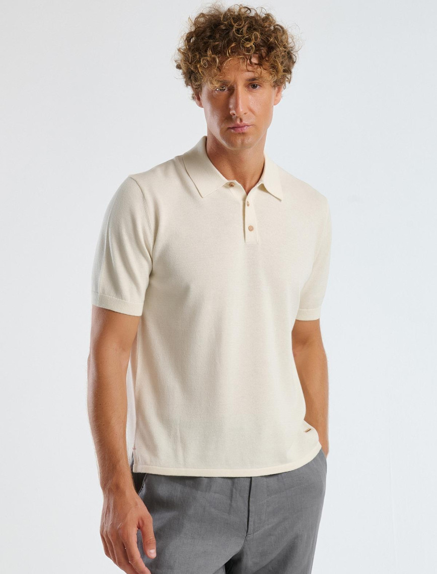 Erkek Lavanta Mavisi Kenevir Karışımlı Regular Fit Triko Polo Yaka Kısa Kollu Kazak Erkek Lavanta Mavisi Kenevir Karışımlı Regular Fit Triko Polo Yaka Kısa Kollu Kazak