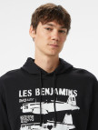 Les Benjamins Erkek Mavi Hoodie Les Benjamins Erkek Mavi Hoodie