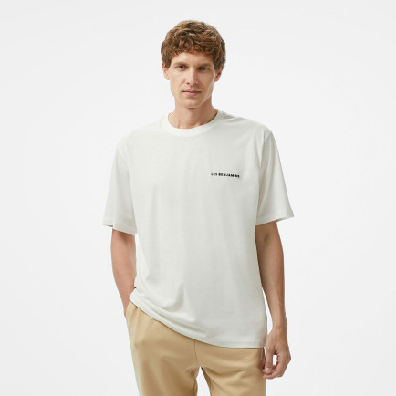 Les Benjamins Classic Erkek Beyaz T-Shirt Les Benjamins Classic Erkek Beyaz T-Shirt