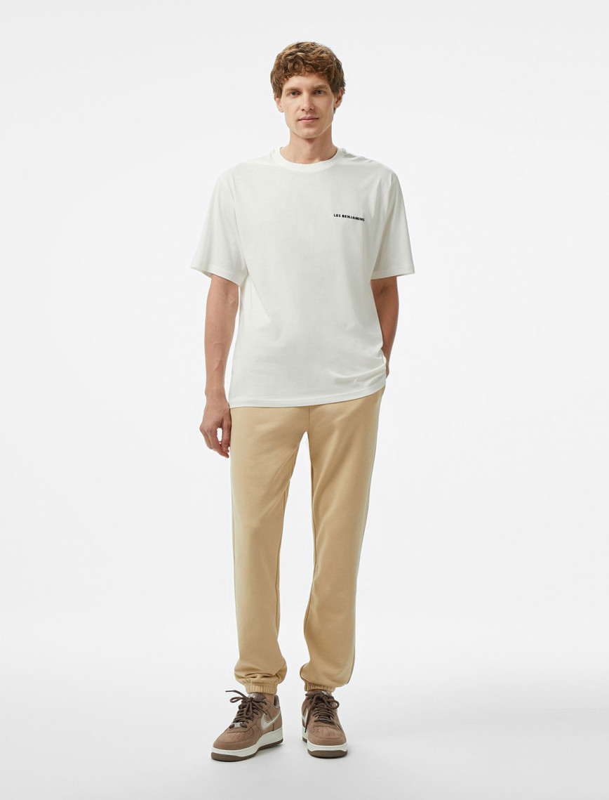 Les Benjamins Classic Erkek Beyaz T-Shirt Les Benjamins Classic Erkek Beyaz T-Shirt