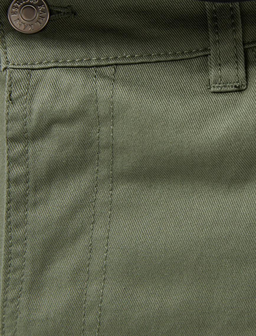 Karl Kani Og Slanted Pocket Cargo Erkek Yeşil Pantolon Karl Kani Og Slanted Pocket Cargo Erkek Yeşil Pantolon