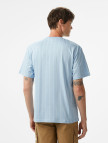Karl Kani Small Signature Essential Pinstripe Erkek Mavi T-Shirt Karl Kani Small Signature Essential Pinstripe Erkek Mavi T-Shirt