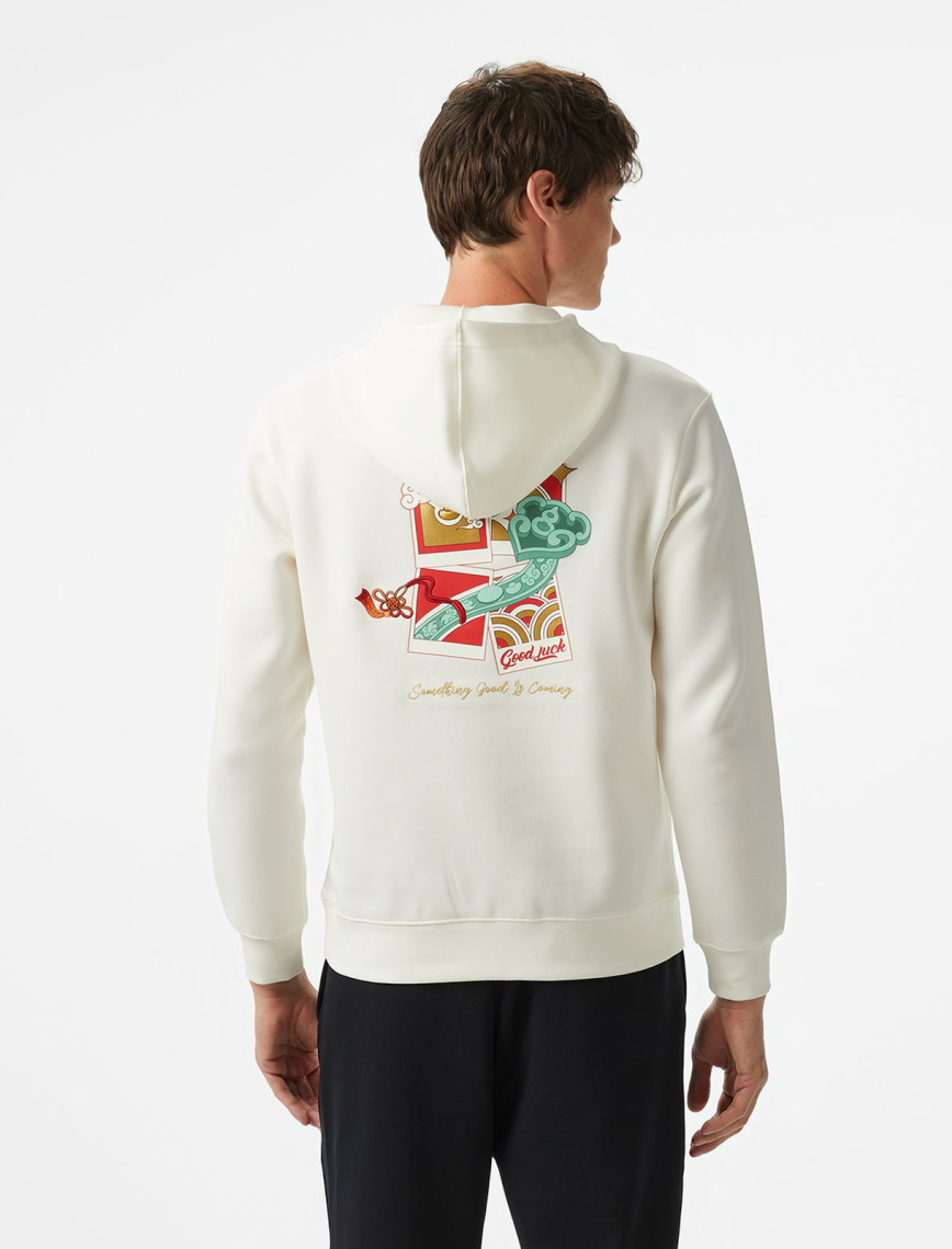 Anta Sports Club Erkek Beyaz Sweatshirt Anta Sports Club Erkek Beyaz Sweatshirt