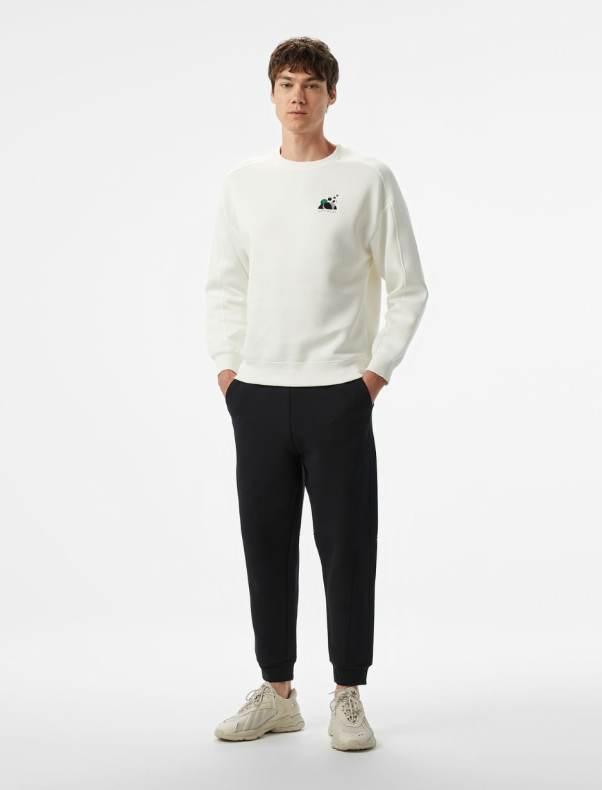 Anta Iconic Erkek Bej Sweatshirt Anta Iconic Erkek Bej Sweatshirt