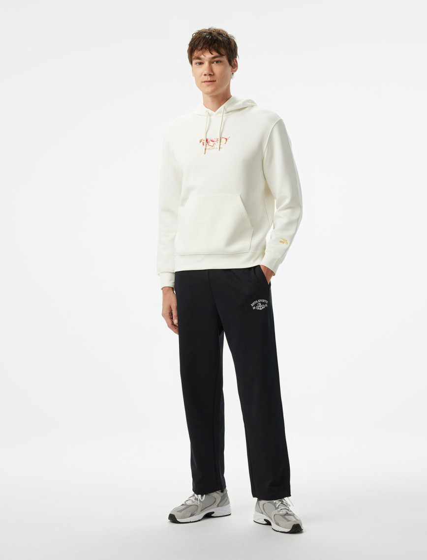 Anta Sports Club Erkek Beyaz Sweatshirt Anta Sports Club Erkek Beyaz Sweatshirt