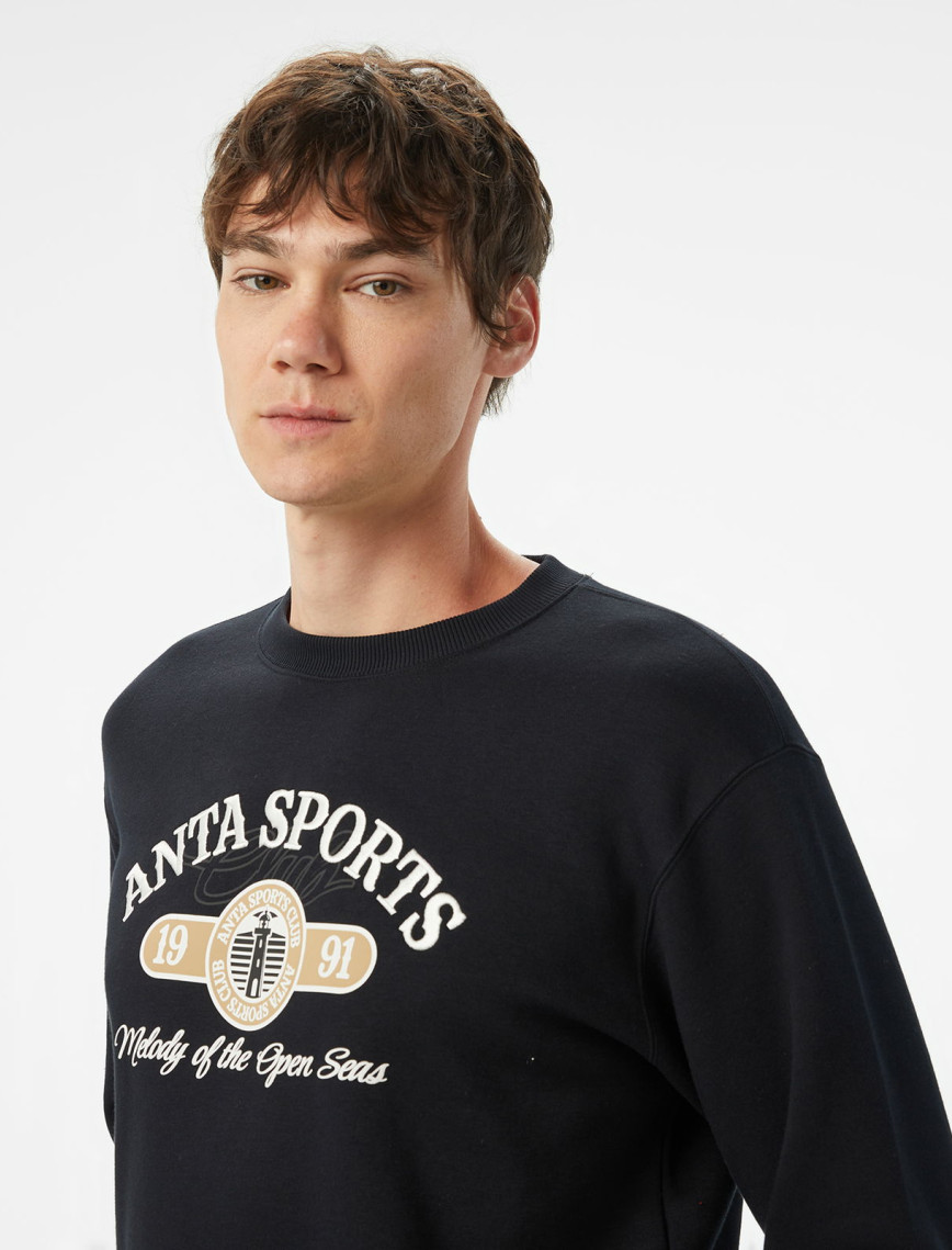 Anta Iconic Erkek Siyah Sweatshirt Anta Iconic Erkek Siyah Sweatshirt