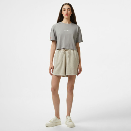 UNITED4 Kadın Gri Şort UNITED4 Kadın Gri Şort