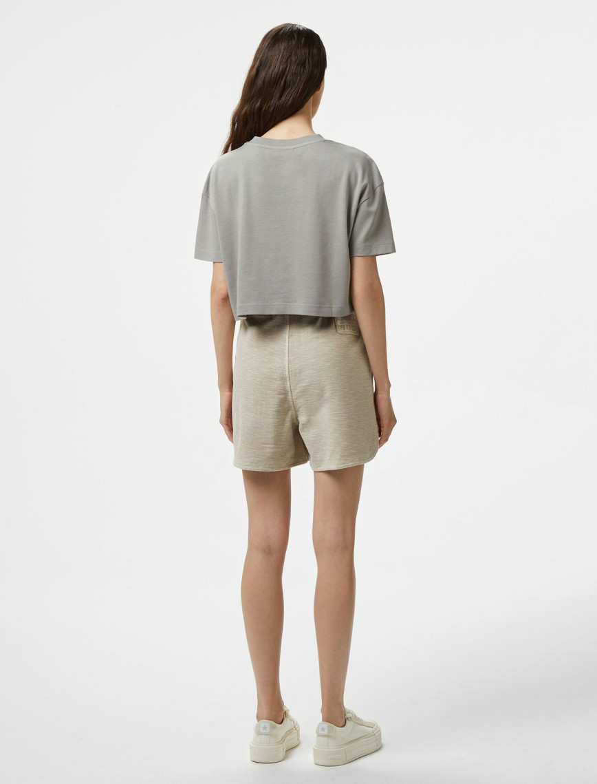 UNITED4 Kadın Gri Şort UNITED4 Kadın Gri Şort