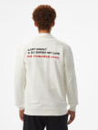 UNITED4 Motto Erkek Beyaz Hoodie UNITED4 Motto Erkek Beyaz Hoodie