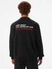 UNITED4 Motto Erkek Siyah Sweatshirt UNITED4 Motto Erkek Siyah Sweatshirt