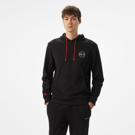 UNITED4 Motto Erkek Siyah Hoodie UNITED4 Motto Erkek Siyah Hoodie