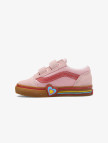 Vans Old Skool V Heart Bebek Pembe Sneaker Vans Old Skool V Heart Bebek Pembe Sneaker