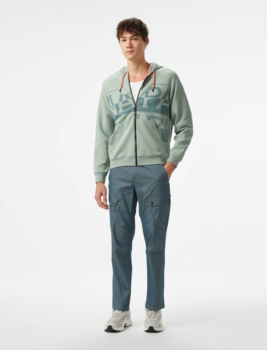 Napapijri  B-Anghiari Fzh Erkek Yeşil Sweatshirt