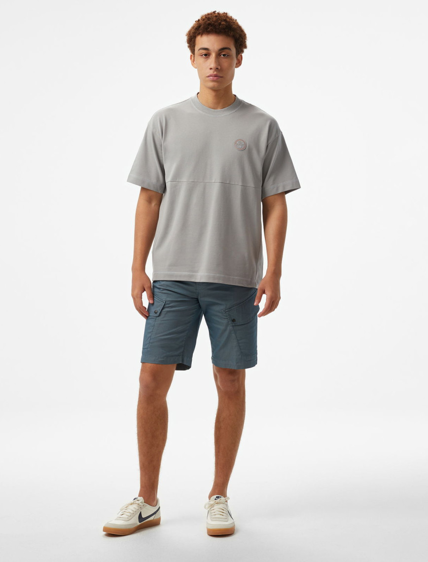 Napapijri  S-Anghiari SS Erkek Gri T-Shirt