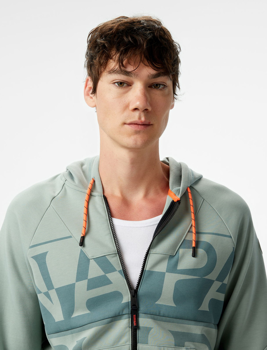 Napapijri  B-Anghiari Fzh Erkek Yeşil Sweatshirt