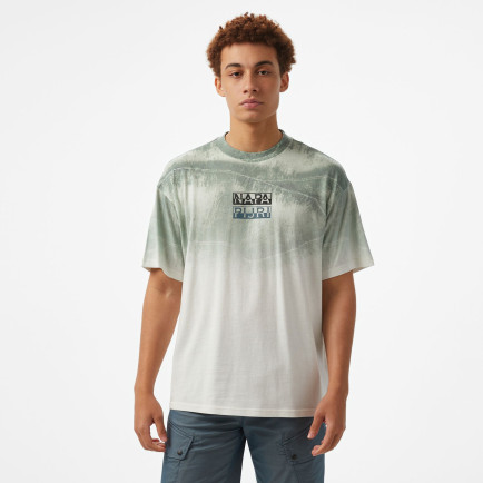 Napapijri S-Tora SS Erkek Beyaz T-Shirt Napapijri S-Tora SS Erkek Beyaz T-Shirt