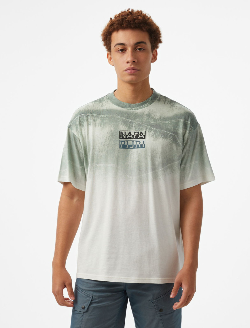 Napapijri S-Tora SS Erkek Beyaz T-Shirt Napapijri S-Tora SS Erkek Beyaz T-Shirt