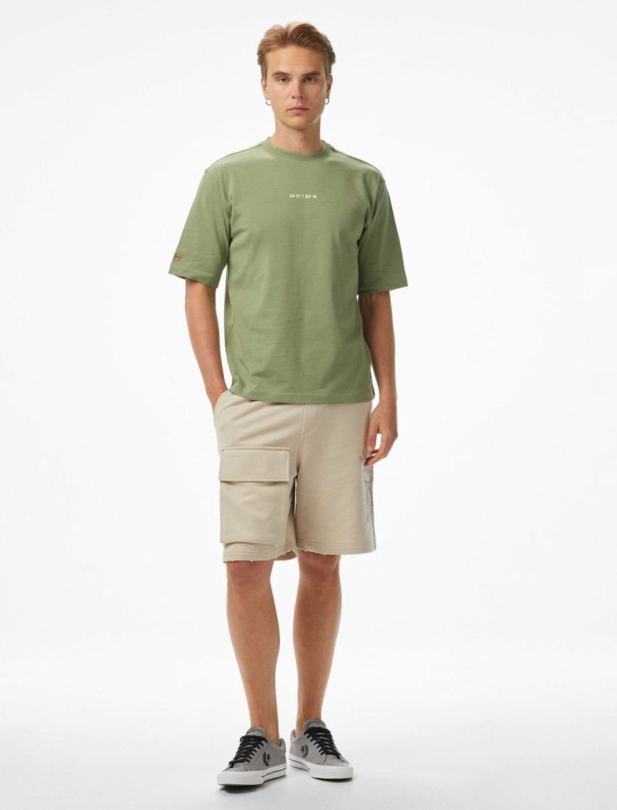 UNITED4 Erkek Yeşil T-Shirt UNITED4 Erkek Yeşil T-Shirt