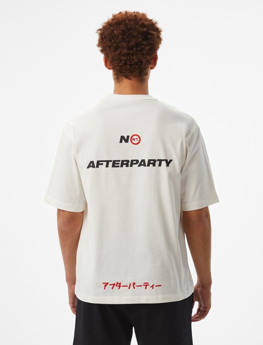 UNITED4 Miyawa Erkek Beyaz T-Shirt UNITED4 Miyawa Erkek Beyaz T-Shirt