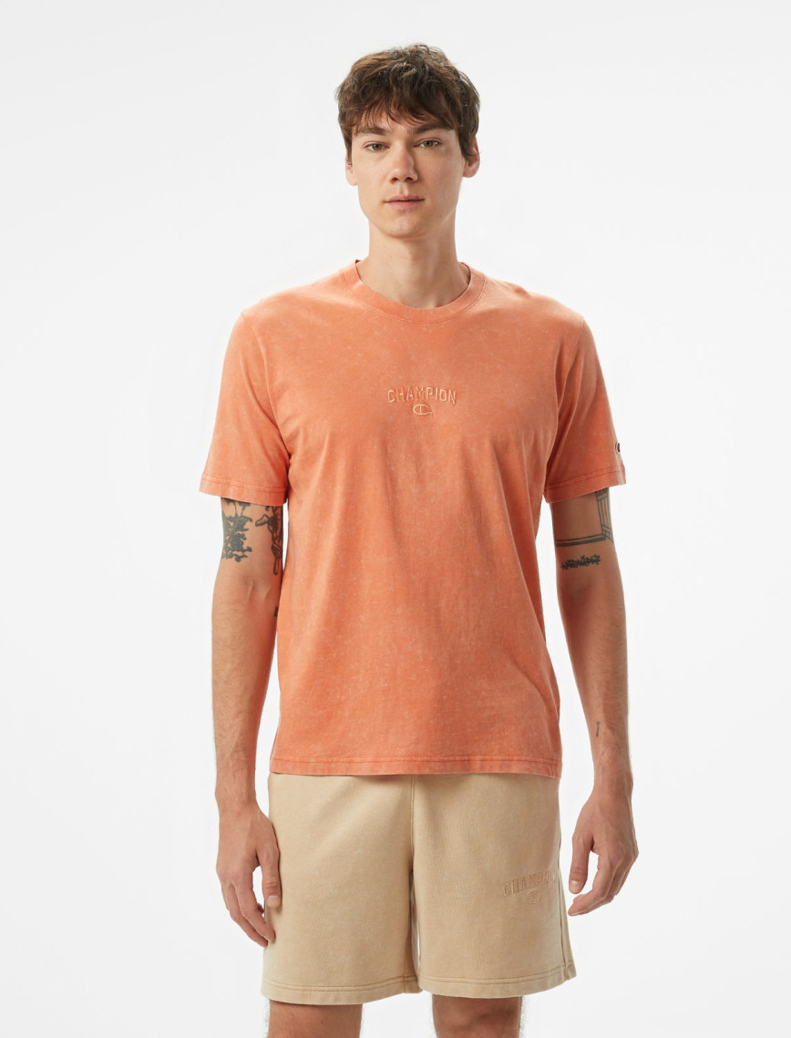 Champion SS Erkek Turuncu T-Shirt Champion SS Erkek Turuncu T-Shirt