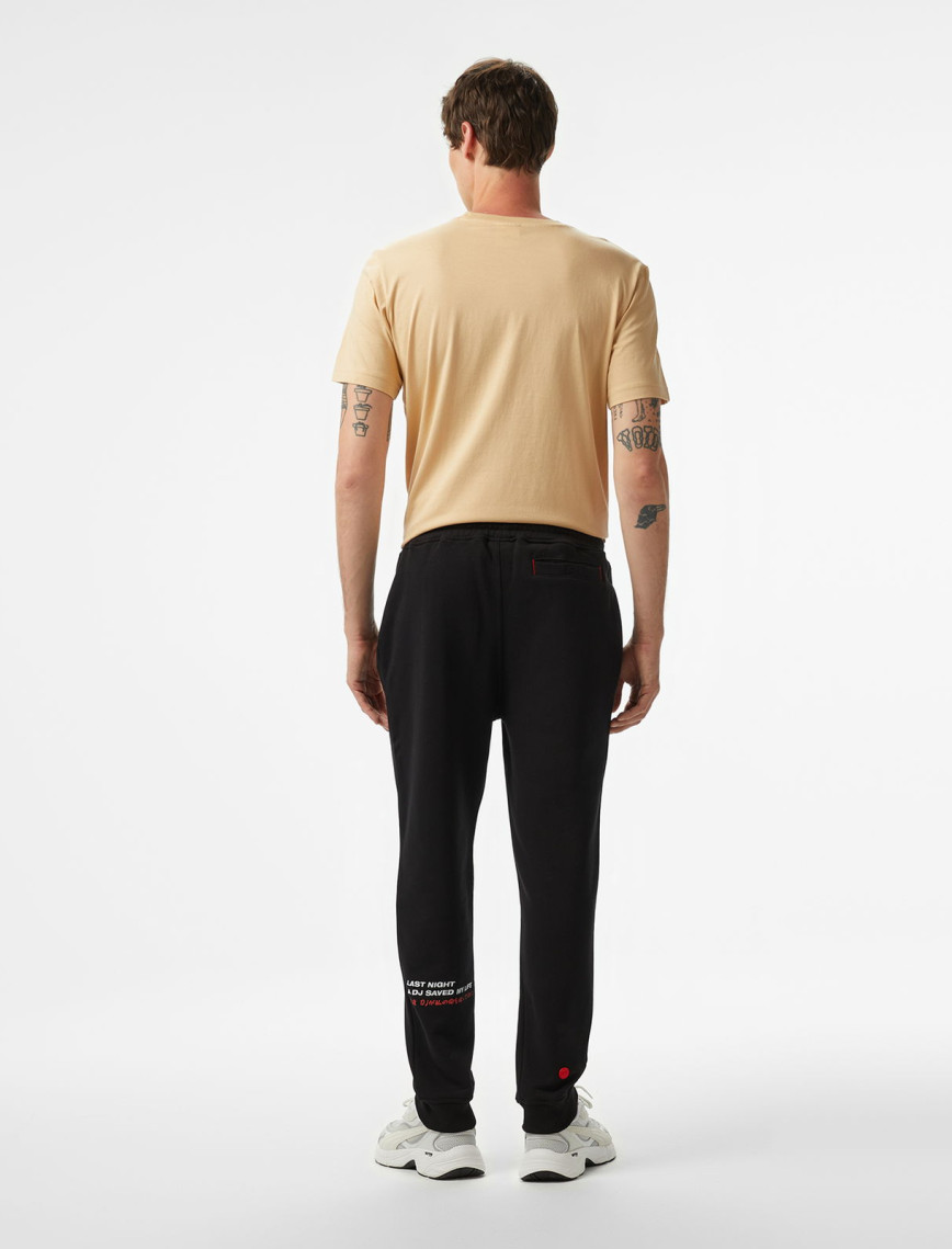 UNITED4 Erkek Siyah Oversize Sweatshirt