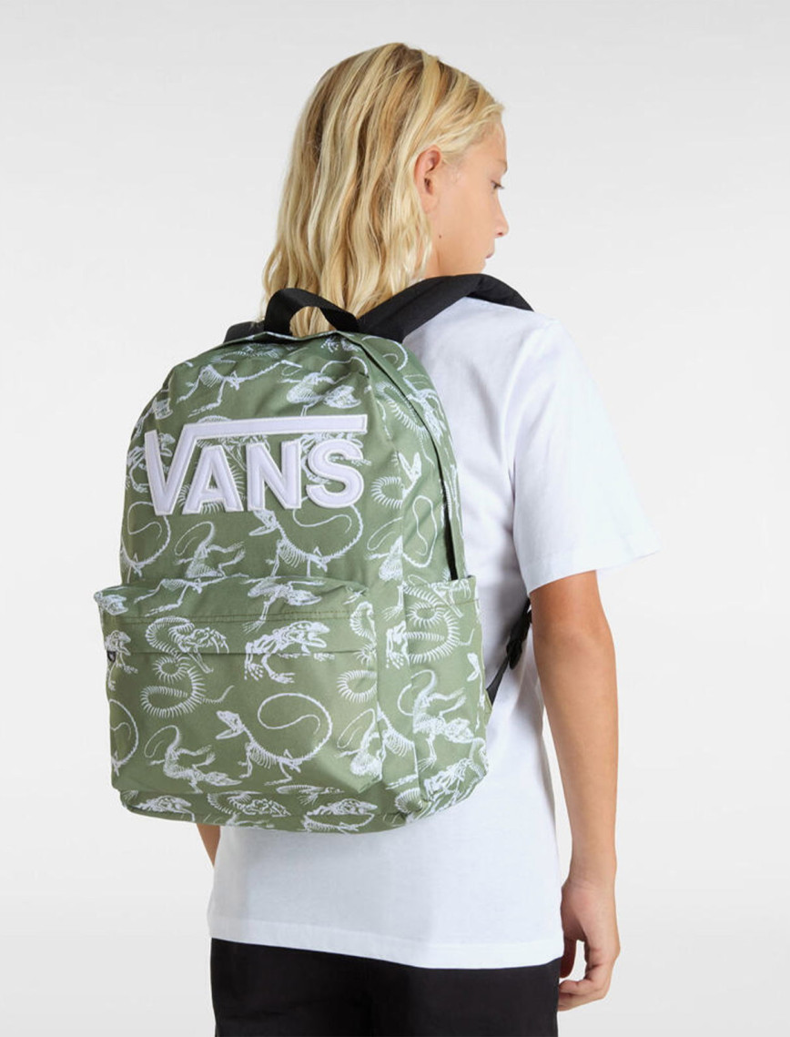 Vans Old Skool Grom Çocuk Yeşil Sırt Çantası
