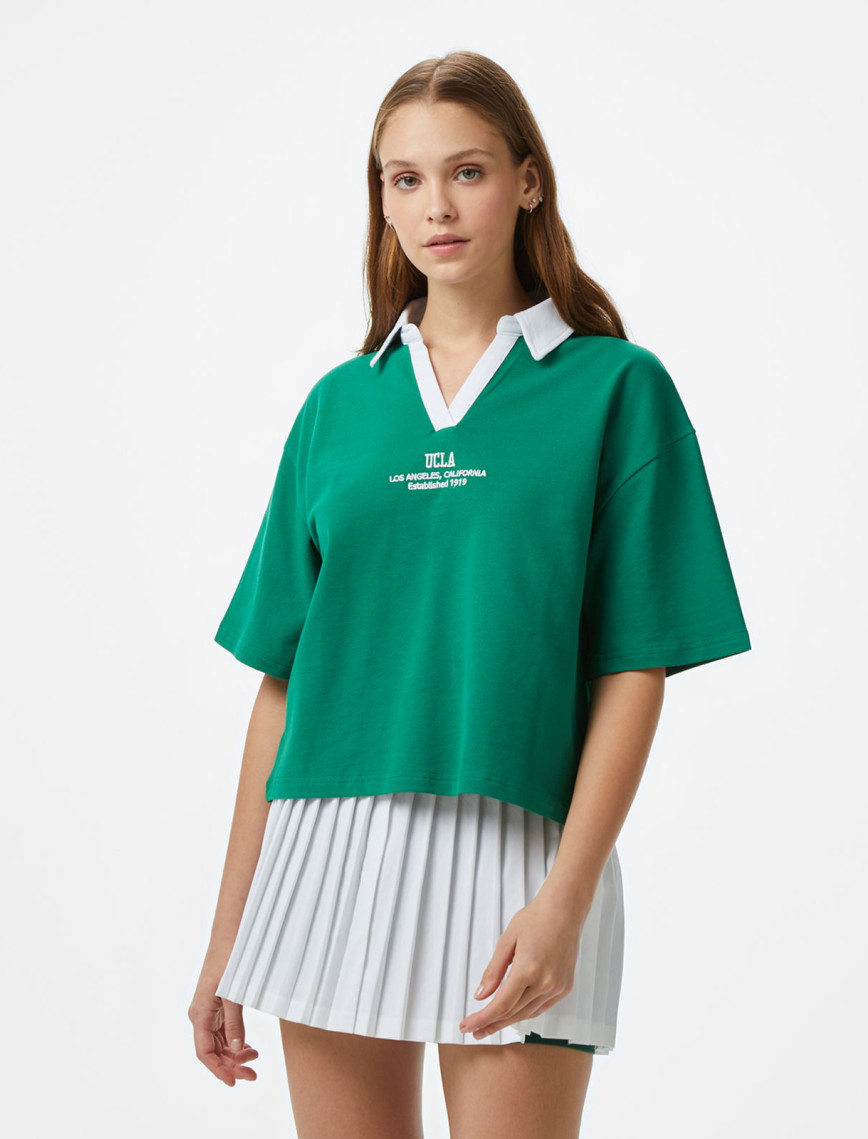 UCLA Polly Kadın Lacivert T-Shirt