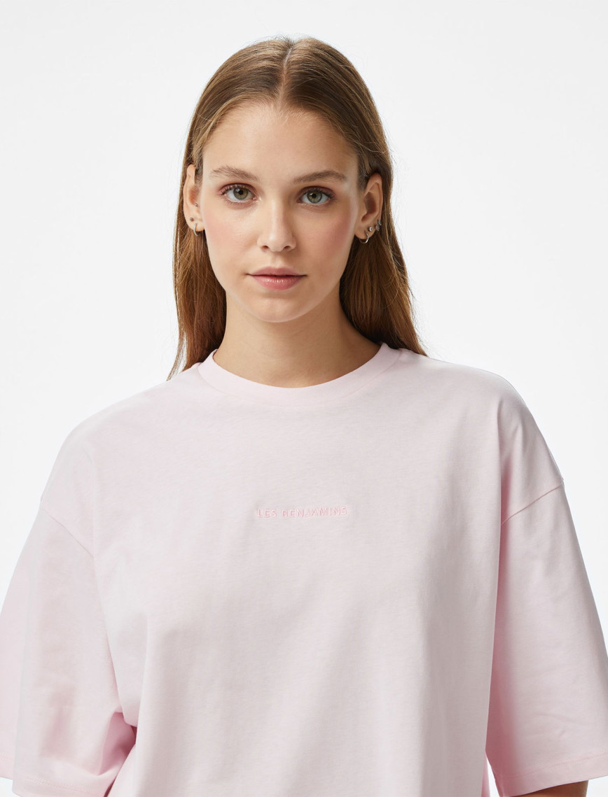 Les Benjamins Essentials Kadın Pembe T-Shirt Les Benjamins Essentials Kadın Pembe T-Shirt