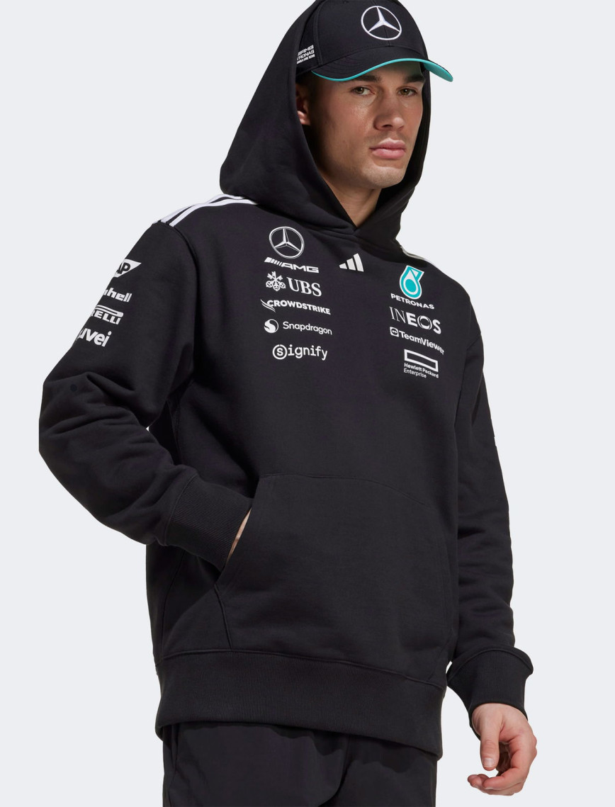 adidas Mercedes Amg Petronas Formula One Team Erkek Siyah Motorsport Sweatshirt adidas Mercedes Amg Petronas Formula One Team Erkek Siyah Motorsport Sweatshirt
