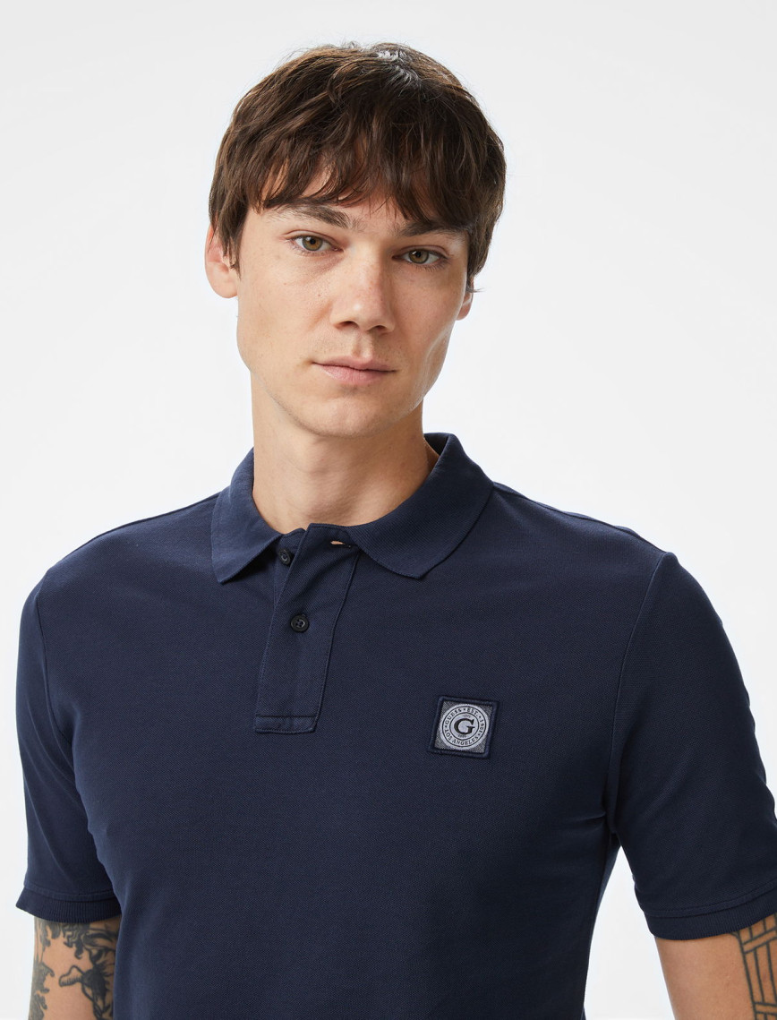 Guess Erkek Lacivert Polo Guess Erkek Lacivert Polo