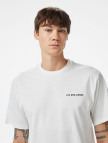 Les Benjamins 306 Erkek Beyaz T-Shirt Les Benjamins 306 Erkek Beyaz T-Shirt
