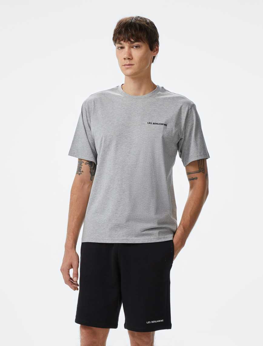 Les Benjamins 308 Erkek Gri T-Shirt Les Benjamins 308 Erkek Gri T-Shirt