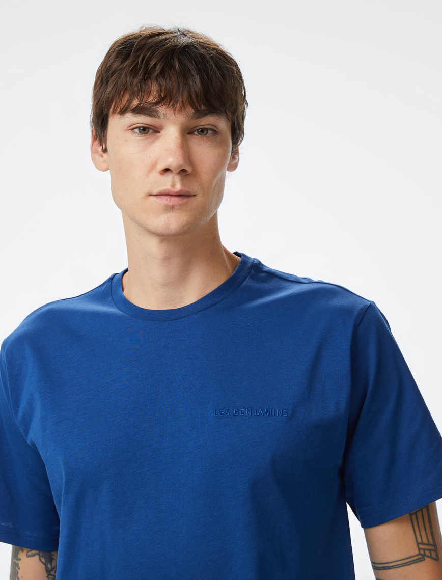 Les Benjamins 309 Erkek Lacivert T-Shirt Les Benjamins 309 Erkek Lacivert T-Shirt