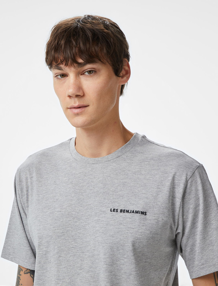 Les Benjamins 308 Erkek Gri T-Shirt Les Benjamins 308 Erkek Gri T-Shirt