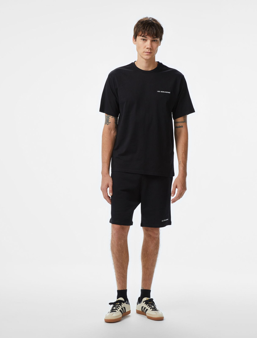 Les Benjamins 307 Erkek Siyah T-Shirt Les Benjamins 307 Erkek Siyah T-Shirt