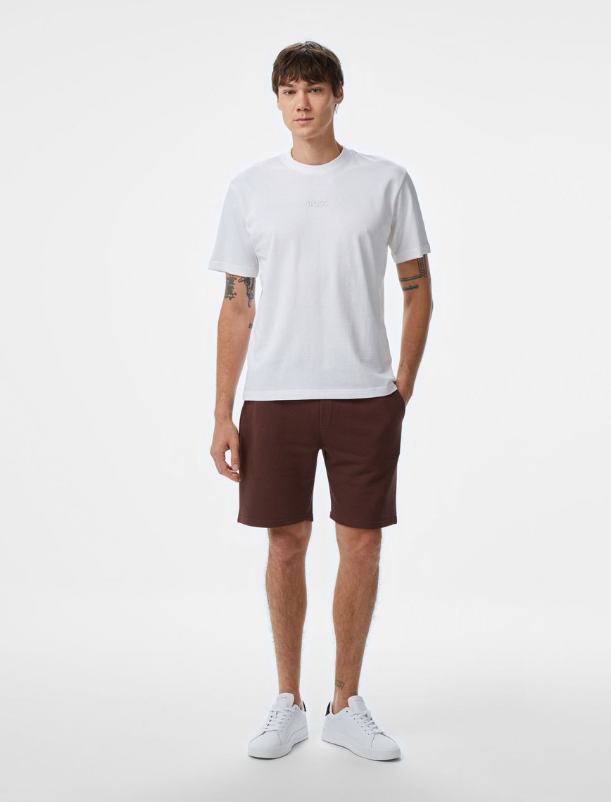 Boss Erkek Beyaz T-Shirt Boss Erkek Beyaz T-Shirt