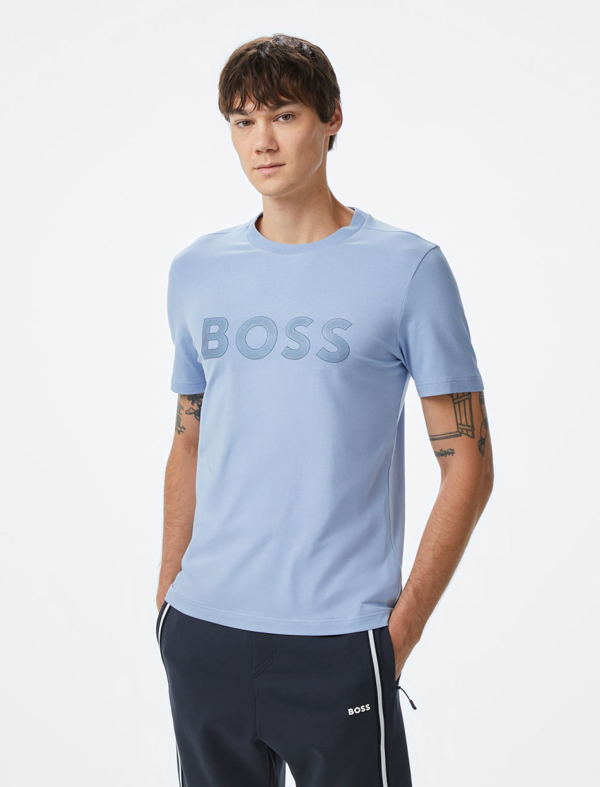 Boss Tl Logo Erkek Lacivert T-Shirt Boss Tl Logo Erkek Lacivert T-Shirt